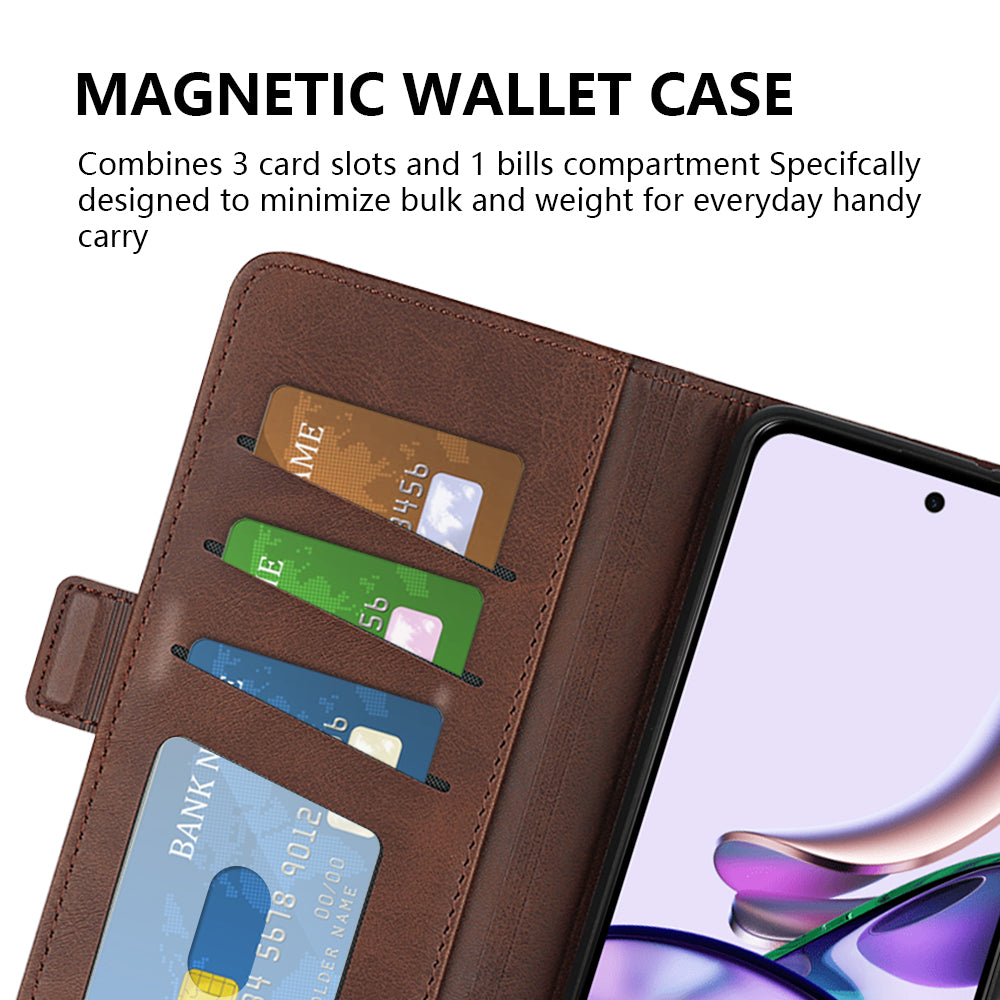 For Motorola Moto G13 4G Calf Texture PU Leather Wallet Phone Case Protective Cover with Stand For Motorola Moto G13 4G Calf Texture PU Leather Wallet Phone Case Protective Cover with Stand